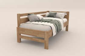 Jednoosobowe łóżko Emily cieszy się dużą popularnością; będzie doskonale pasować zarówno do pokoiku dziecięcego jak i do sypialni. Wspaniały zapach drewna wprowadzi do pomieszczenia cudowną atmosferę, idealną dla snu.