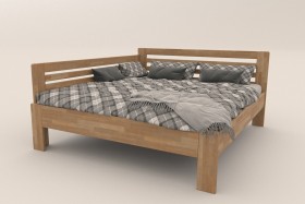 Narożne łóżko drewniane Lola LOLA to tradycja, wytrzymałość i design w jednym.