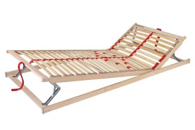 Ręcznie regulowany stelaż Primaflex II HN, 80x200 cm Elastyczne lamele w podwójnych gumowych obejmach są ułożone w 3 strefy anatomiczne.